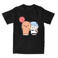 thumbnail image 1 of Camiseta de dibujos animados Bubu Dudu Balloon para hombres y mujeres ropa informal Kawaii Bear Panda Stuff cuello redondo algodón Tops de verano talla grande, 1 of 7