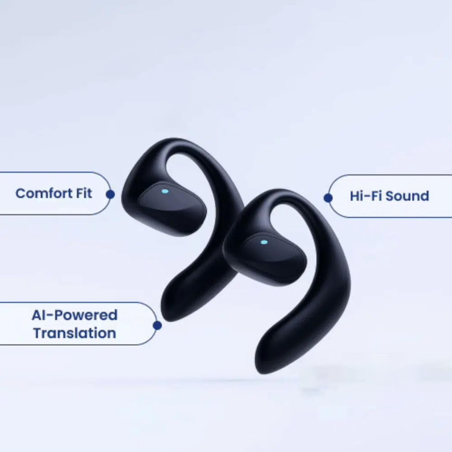 SonaBuds Translation Earbuds – AI Language Translator Earbuds with Meeting Transcription, 140+ Languages, with Bass, Noise Cancelling, Bluetooth Wireless Translator Earbuds