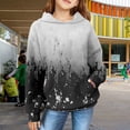 thumbnail image 4 of Mercatoo 𝗛oodie Girls Oversized Crewneck Sweatshirts Casual Hooded Flower Gradient 𝗛oodie Clothes Fall Fashion Outfits, 4 of 7