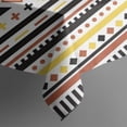 thumbnail image 5 of Yellow Ethnic Geometric Pattern Square Tablecloth,Waterproof Square Table Cover,Wipeable Spillproof Washable Table Cover for Home Kitchen Party Decor 52"x52"(132x132cm), 5 of 6