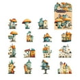thumbnail image 2 of 15 pegatinas de cartulina para álbumes de recortes, con estampado clásico, estilo vintage, de casas raras, para planificadores de álbumes de fotos. Estilo B, 2 of 8