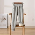 thumbnail image 2 of Tween Sweatpants Girls Elastic Waist Athletic Pants with Pocket Boy Pants Size 12-13 Years, 2 of 3