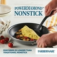 thumbnail image 4 of Farberware DuraStrong 12 Pcs Nonstick Cookware Set with Cooking Tools, Dishwasher Safe, Gray, 4 of 16