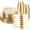 Glitter Gold, variant on 350 PCS White and Gold Plastic Dinnerware Set for 50 Guests, 100 Disposable Plates for Party, 50 Pre Rolled Napkins with Gold Silverware, 50 Cups