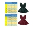 thumbnail image 2 of Dewadbow Newborn Infant Baby Girl Ruffle Summer Princess Dress Bib Strap Skater Skirt, 2 of 5