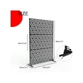 thumbnail image 5 of EastVita Metal Privacy Screen 72 inch H X 47 inch W Outdoor Privacy Screens And Panels Freestanding Decorative Fence For Patio Lawn Garden Deck Balcony Home Outdoor Divider With Stand, 5 of 8