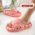 thumbnail image 4 of adviicd Shoes for Girls Kids Cloud Slides Girls Boys Slip On Slide Sandals Comfort Non-Slip Thick Sole Slippers Summer Shower Shoes Pool Beach Water Shoes (Pink,2), 4 of 5