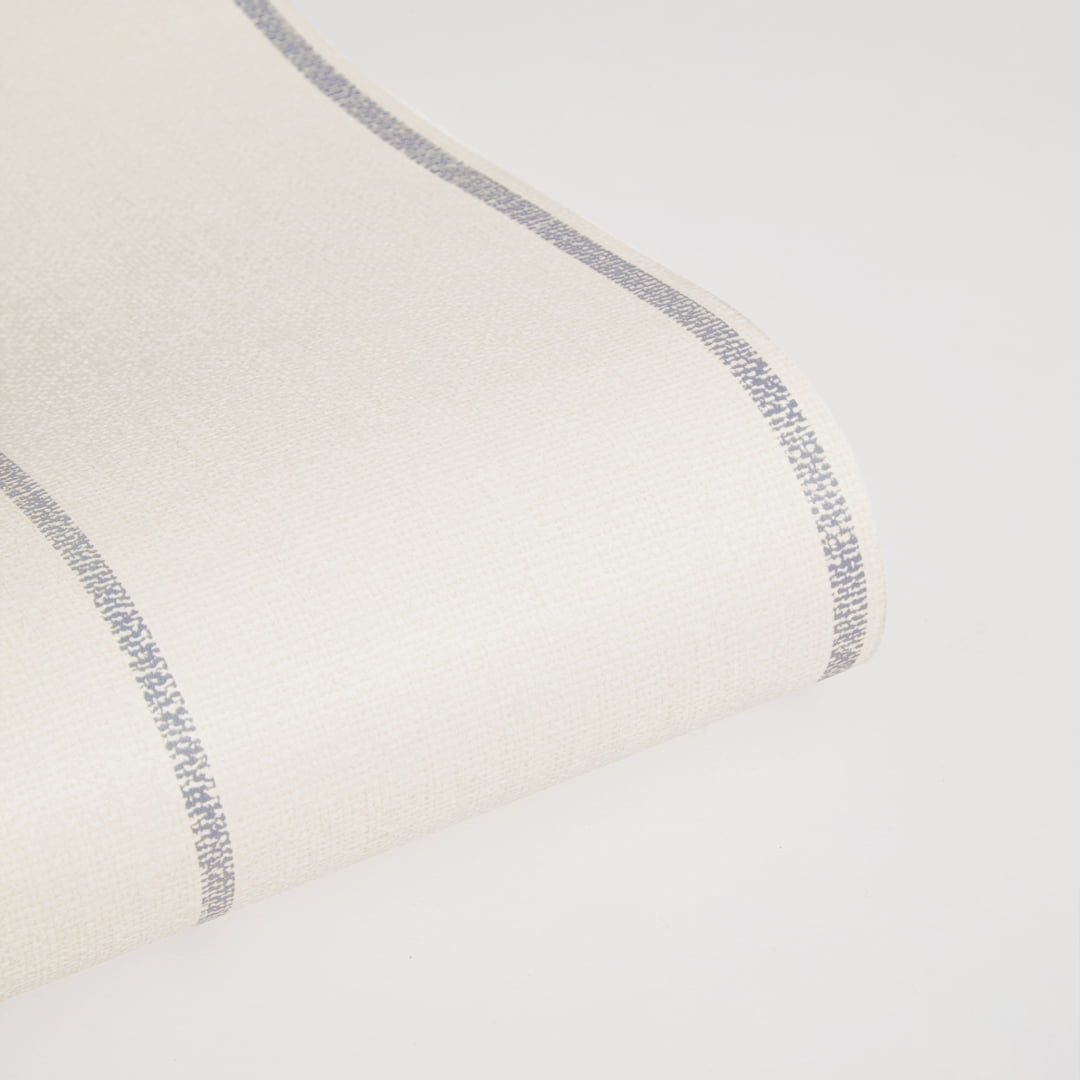 Tempaper x Pure Salt Textured Navy Bursa Stripe Removable Peel and Stick Wallpaper, 20.5 in X 16.5 ft
