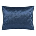 thumbnail image 3 of Posh Living Safiya Velvet 2pc Twin/Twin XL Comforter Set Navy, 3 of 6