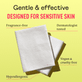 thumbnail image 5 of Swisspers Face the Day Dry Wipes, Disposable Facial Towels, Large 100% Cotton Makeup Remover Wipes, Dermatologist-Tested, Hypoallergenic, Soft & Strong, Fragrance-Free, Lint-Free, 40 Count, 5 of 15