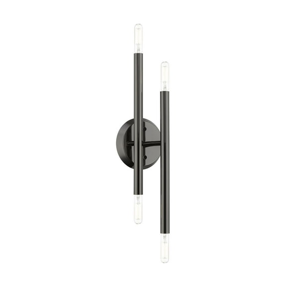 Livex Lighting - Soho - 4 Light ADA Wall Sconce In Modern Style-17 Inches Tall