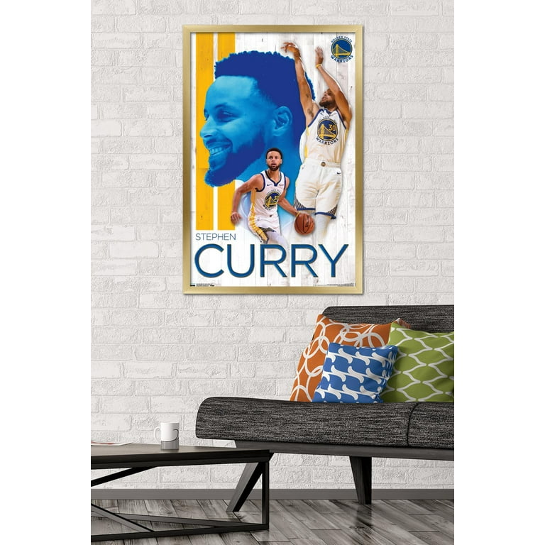 NBA Golden State Warriors - Stephen Curry 19 Wall Poster with