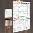 thumbnail image 2 of Magnetic Dry Erase Calendar for Fridge, Monthly & Weekly Fridge Calendar Planning Board Whiteboard Calendar with 6 Dry Erase Markers and Eraser, 16.5 "x11.7", 2 of 9