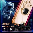 thumbnail image 5 of for iPhone SE 2022/2020/8/7 Case Astronaut Cute for Women Girls Girly Unique Phone Cases with Astronaut Hidden Stand Kickstand 6D Design Cover for iPhone 7/8/SE 4.7 inch, 5 of 11