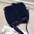thumbnail image 5 of Zhaomeidaxi Women Leather Bag Fringe Bag Satchel Shoulder bag Handbag Crossbody Bag, 5 of 9