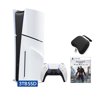 PlayStation 5 Slim Disc 3TB SSD Edition Bundle with Assassin's Creed Valhalla and Controller Case - PS5, White