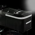 thumbnail image 4 of NIBOLOG 12L/15L Portable Rear Seat Bag Reflective Faux Leather Lengthen Tie Belt Bike Trunk Bag for Riding, 4 of 8
