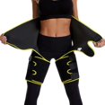thumbnail image 2 of Cinturón Abdominal Y Levantador De Glúteos para Mujer para Fitness Corsé De Cintura Y Corsé De Piernas Ajustables De Una Pieza con Cinturón De Plástico,Amarillo,XL, 2 of 4