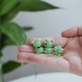 thumbnail image 4 of Mini ranas de cristal de 6 uds., figuritas en miniatura de rana bonita, paisaje de musgo en miniatura para jardín, accesorios de adorno para manualidades DIY, 4 of 6