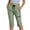 Army Green, variant on Womens Capris with Pockets Summer Outdoor Travel Hiking Pants Lightweight Quick Dry Cropped Athletic Pants with Pockets Khaki XXL