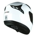 thumbnail image 6 of 1STORM MOTORCYCLE BIKE FULL FACE HELMET HG335 BOOSTER GLOSSY WHITE, 6 of 6
