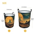 thumbnail image 3 of Gaeub Sunset Desert Journey Dirty Clothes Storage Basket, Toy Storage Bin for Storing Clothing, Diapers, Toys-Small, 3 of 6