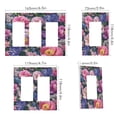 thumbnail image 2 of Yayeee Rocker Switch Wall Plate 1-Gang 4.6"x2.9" Home Decorative Outlet Cover, Soft Pinks Flowers, 2 of 6