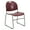 Burgundy Plastic/Black Frame, variant on Flash Furniture HERCULES Series 880 lb. Capacity White Ultra-Compact Stack Chair with Silver Powder Coated Frame