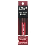 Hard Candy Pop Tint Lip Stain, Berry Drops, Hydrating Long-Lasting with Oils & Hyaluronic Acid