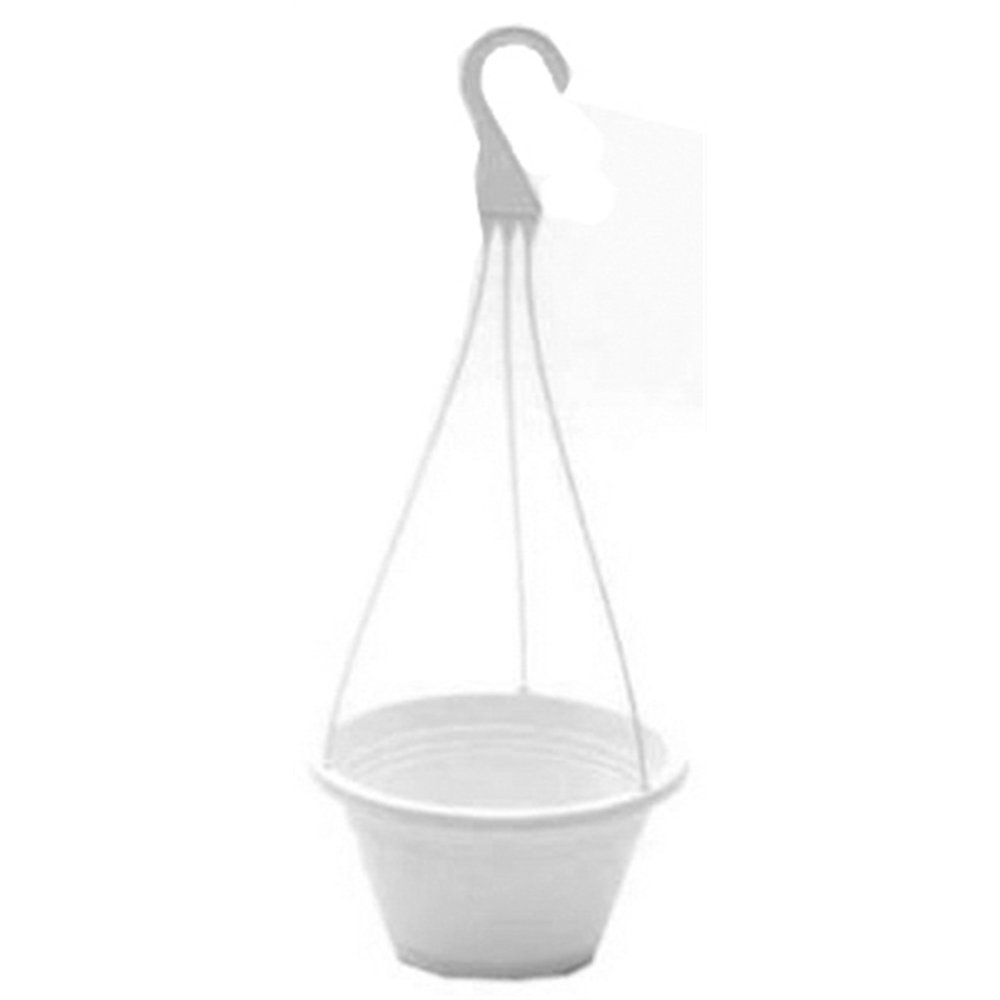 Att Southern HW1224WH 12-Inch White Hanging Basket Planter - Walmart
