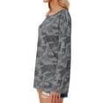 thumbnail image 5 of Women Camouflage Pullover Long Sleeve Tunic Shirt, 5 of 6