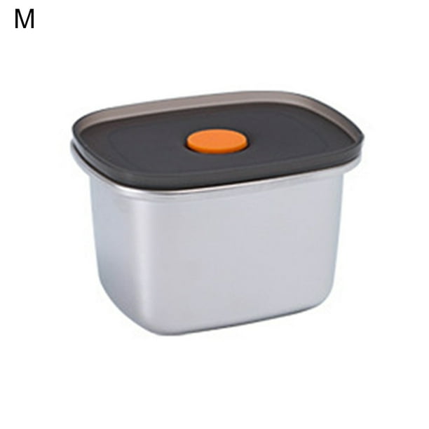 Grandest Birch 250ml 450ml 600ml 1000ml Food Container Eco Friendly Leak Proof Stainless Steel Bento Lunch Containers Box For Dorm Walmart Com