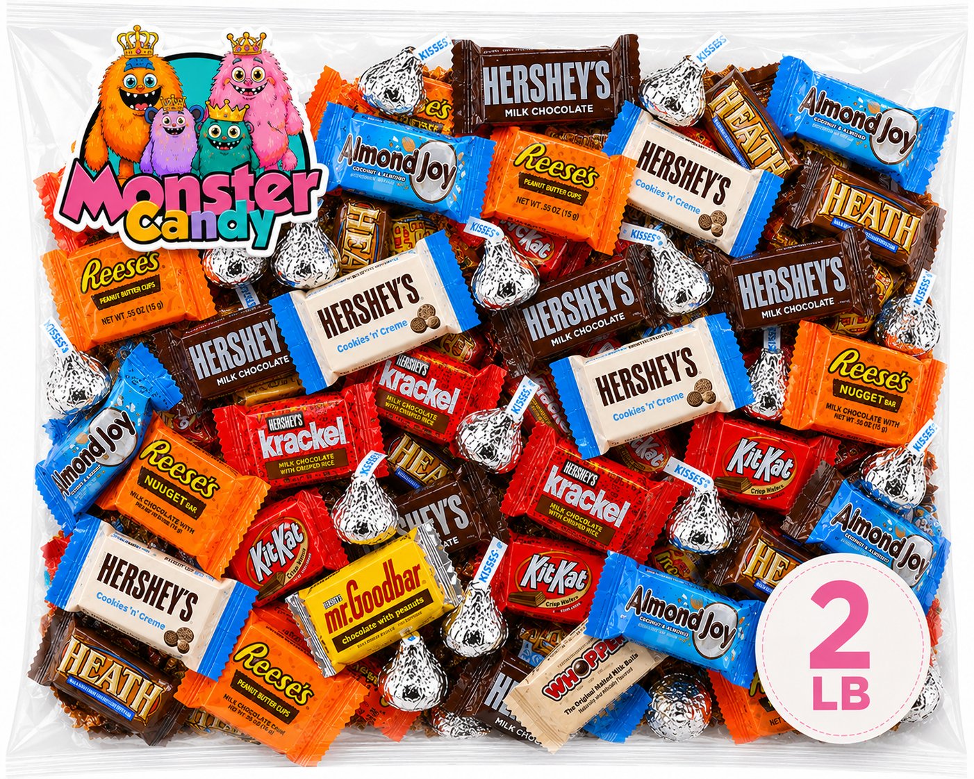 Queen Jax Assorted Candy Variety Pack, 2 LB Bulk Party Mix
