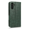 thumbnail image 4 of Allytech For Samsung Galaxy A13 5G 360 Protection Case,Luxury Embossed Triangle Design Shockproof PU Leather Magnetic Closure Flip Stand Wallet Cover with Wrist Strap.Green, 4 of 7