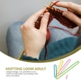 thumbnail image 3 of 1 Set of Diy Knitting Loom Plastic Weaving Loom Scarf Hat Making Tool Scarf Weaving Loom, 3 of 6