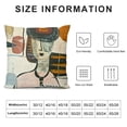 thumbnail image 5 of SHANXI Abstract Art Throw Pillow Covers Colorful Boho Aesthetic Pillow Covers for Couch Outdoor Decor 12x12in, 5 of 5