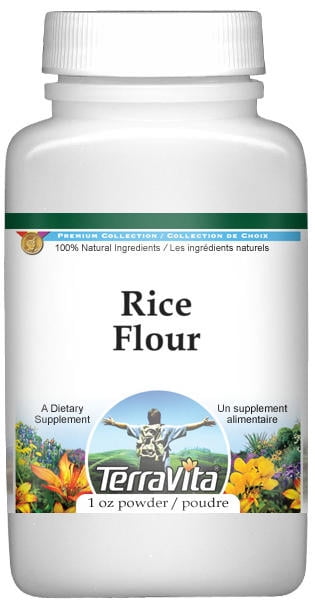 TerraVita Rice Flour Powder, (1 oz, 1-Pack, Zin: 521316)
