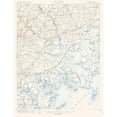 thumbnail image 3 of USGS 19x24 Black Modern Framed Museum Art Print Titled - Gunpowder Maryland Pennsylvania Quad - USGS 1901, 3 of 5
