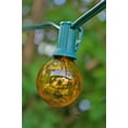 thumbnail image 2 of 2 Pcs Outdoor String Lights Globe String Lights 1.5 Inch E12 Bulbs 25 Foot Green Wire C7 Strand Yellow, 2 of 3