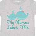 thumbnail image 4 of Inktastic Memaw Loves Me Grandchild Whale Boys or Girls Toddler T-Shirt, 4 of 5