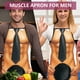thumbnail image 1 of Delantal de cocina de hombre musculoso sexy Delantal de cocina Regalo de San Valentín Delantal de coleccionista, 1 of 6
