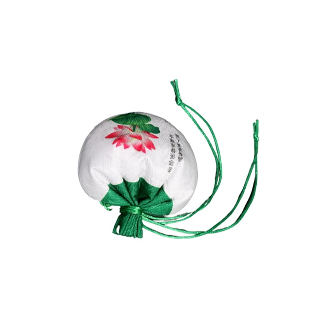 Cateissary Sachet estilo chino ligero patrón fragancia bolsa a prueba de decoloración fácil a juego joyería bolsa colgante regalo Almacenamiento y organización del hogar loto verde