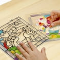 thumbnail image 3 of Melissa & Doug Stained Glass Made Easy Craft Kit - Unicorn, 3 of 10