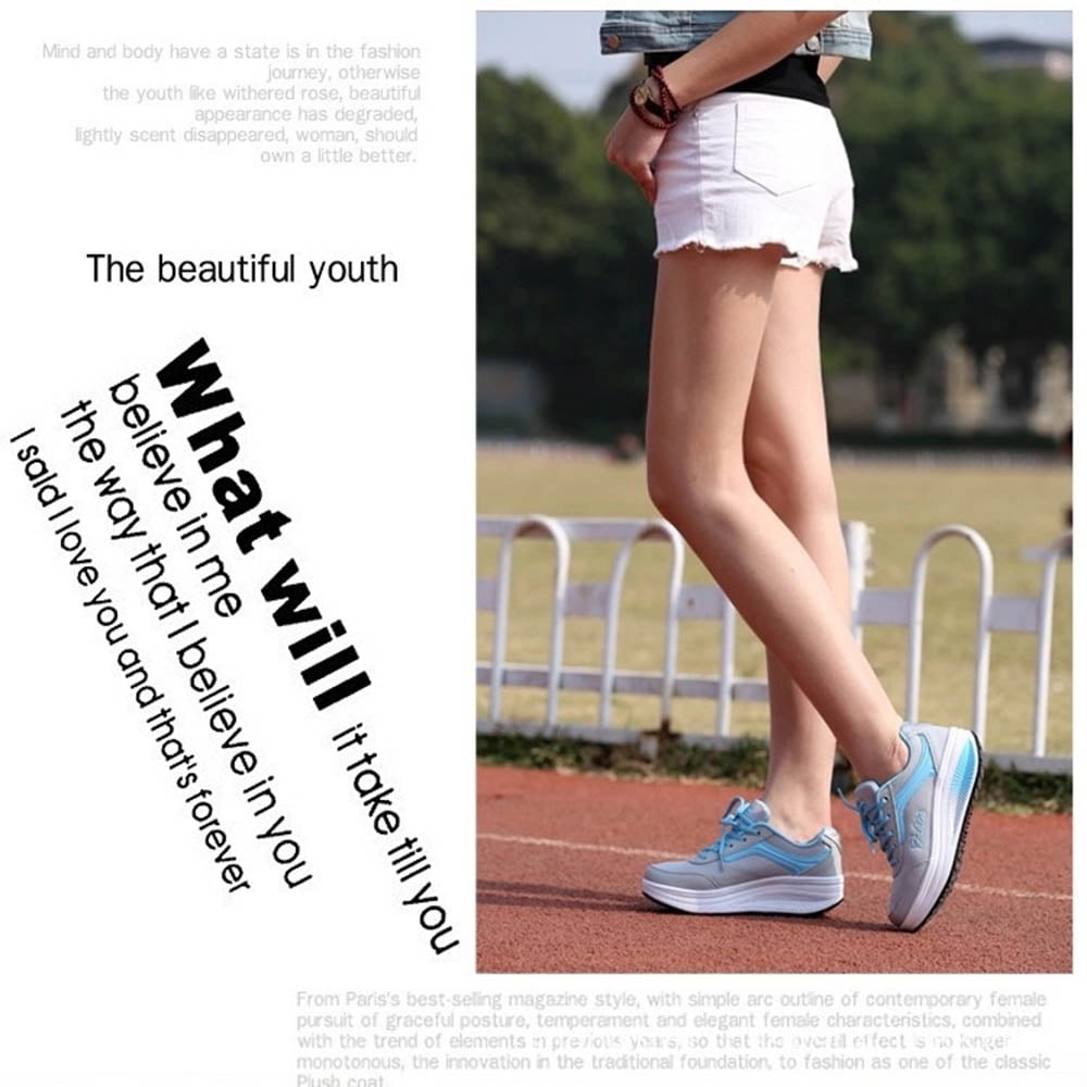 Zanvin Women's Fashion Sneakers Casual Work Shoes Non Slip Running Shoes Athletic Sneakers Thick Soled Sports Walking Shoes, Black, Size 6.5
