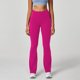 thumbnail image 5 of Pincandy Women's Solid Color High Waist Flared Yoga Pants, Elastic Waist, Stretchy Fabric, Yoga & Daily Fitness, 5 of 5