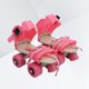 thumbnail image 4 of BRIGHTFUFU Niños patinaje de doble fila ajustable Patins cuatro ruedas patines zapatos regalos de los niños tamaño 25-32 (rosa), 4 of 7
