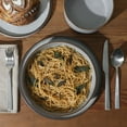 thumbnail image 4 of Gibson Elite Gelston Stoneware Matte Reactive Glaze 16 Piece (Service for 4) Plates and Bowl Dinnerware Set - Grey, 4 of 8