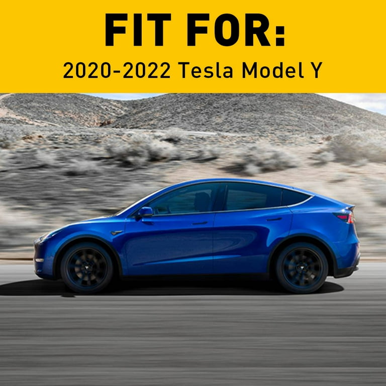 Tesla Model Y Floor Mats 2020-2023 - Custom Fit Black TPE Floor Liners —  AUXITO