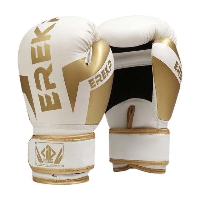 Guantes de boxeo, guantes de MMA, palmas de cuero PU, guantes de lucha para karate, guantes de Muay Thai 30x16cm