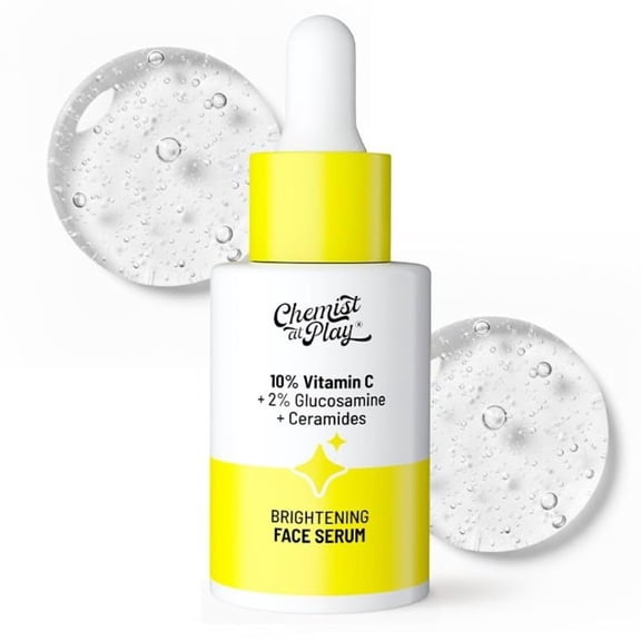Chemist At Play Vitamin C Face Serum | Lightweight Daily Serum for Skin Care Routine | 30ml